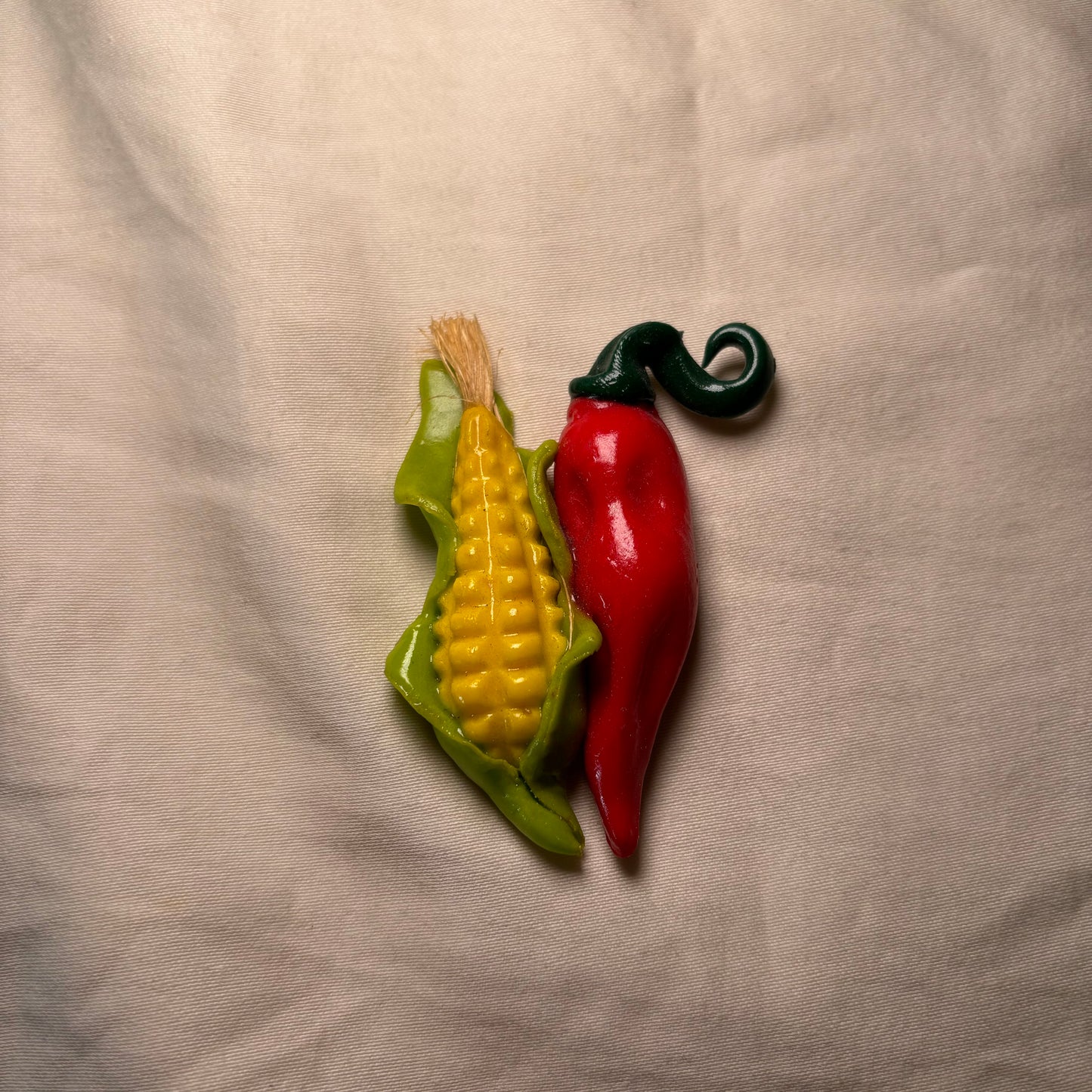 Corn and Red Chili Magnet