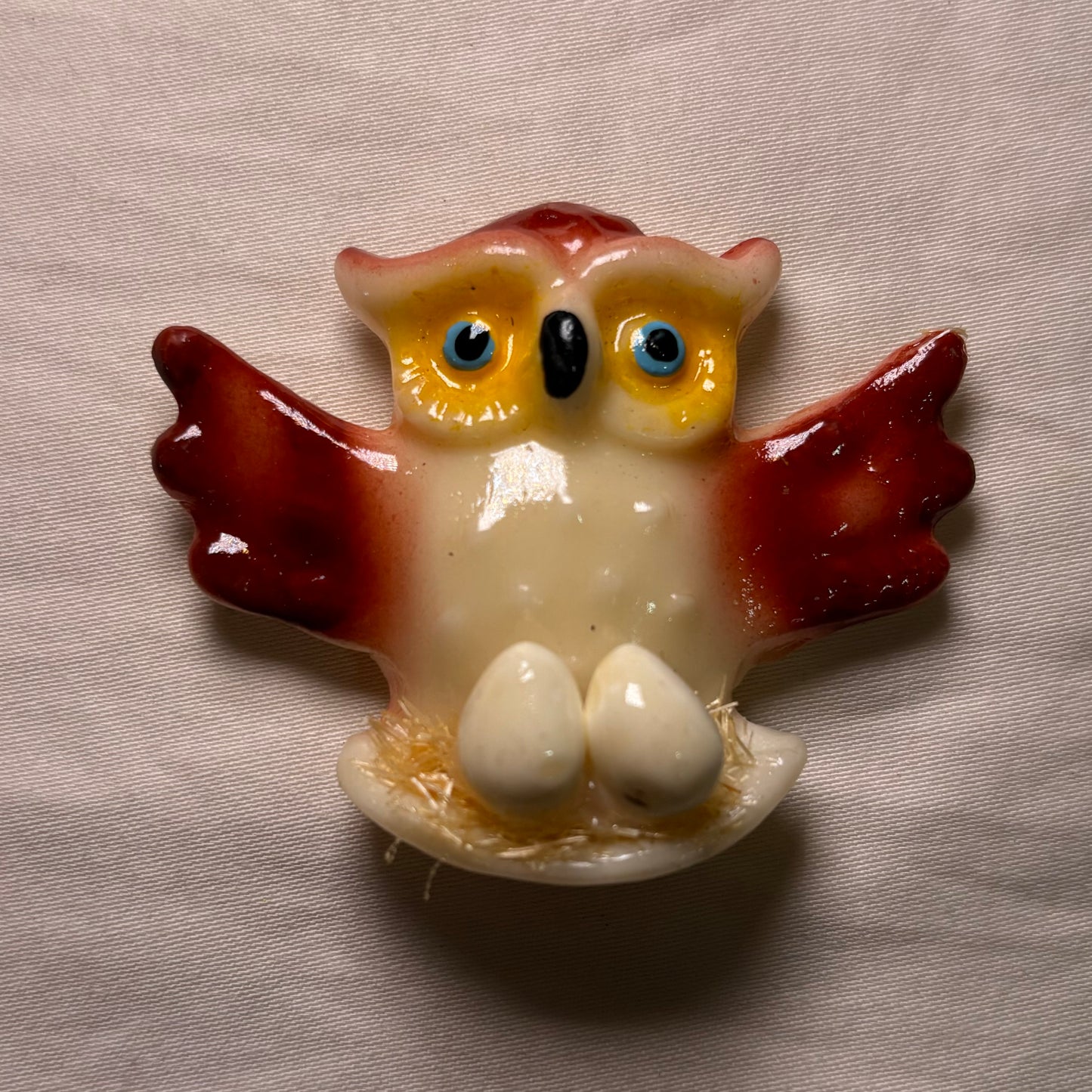 Owl with Eggs Magnet