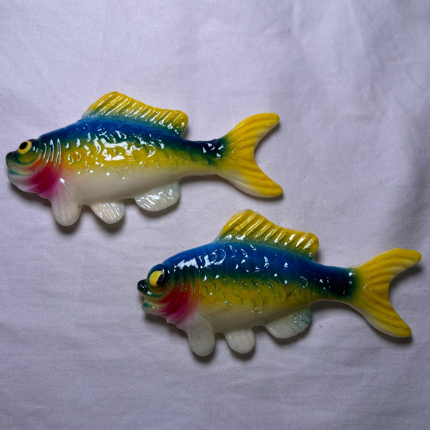 Yellow Blue Fish Magnet