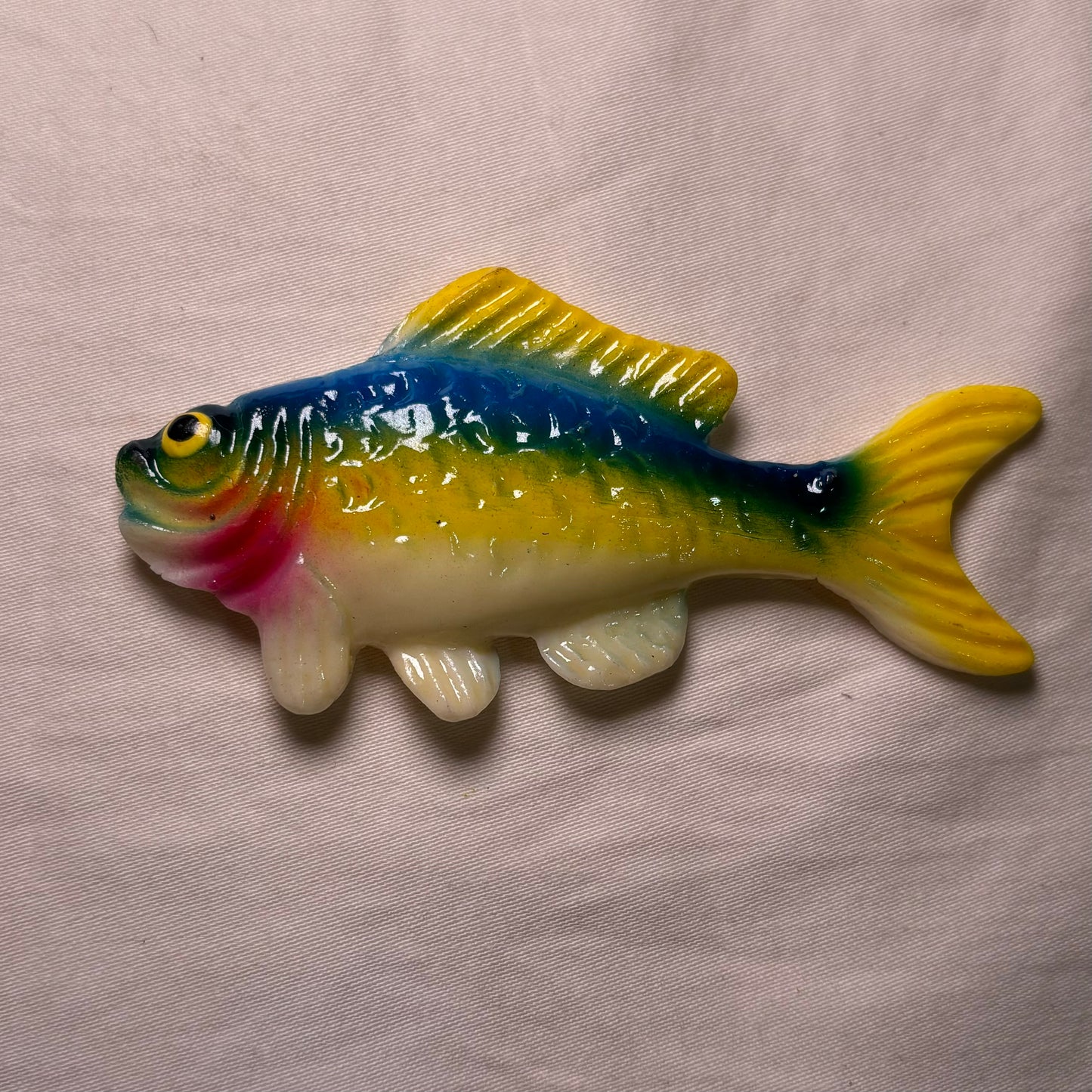 Yellow Blue Fish Magnet