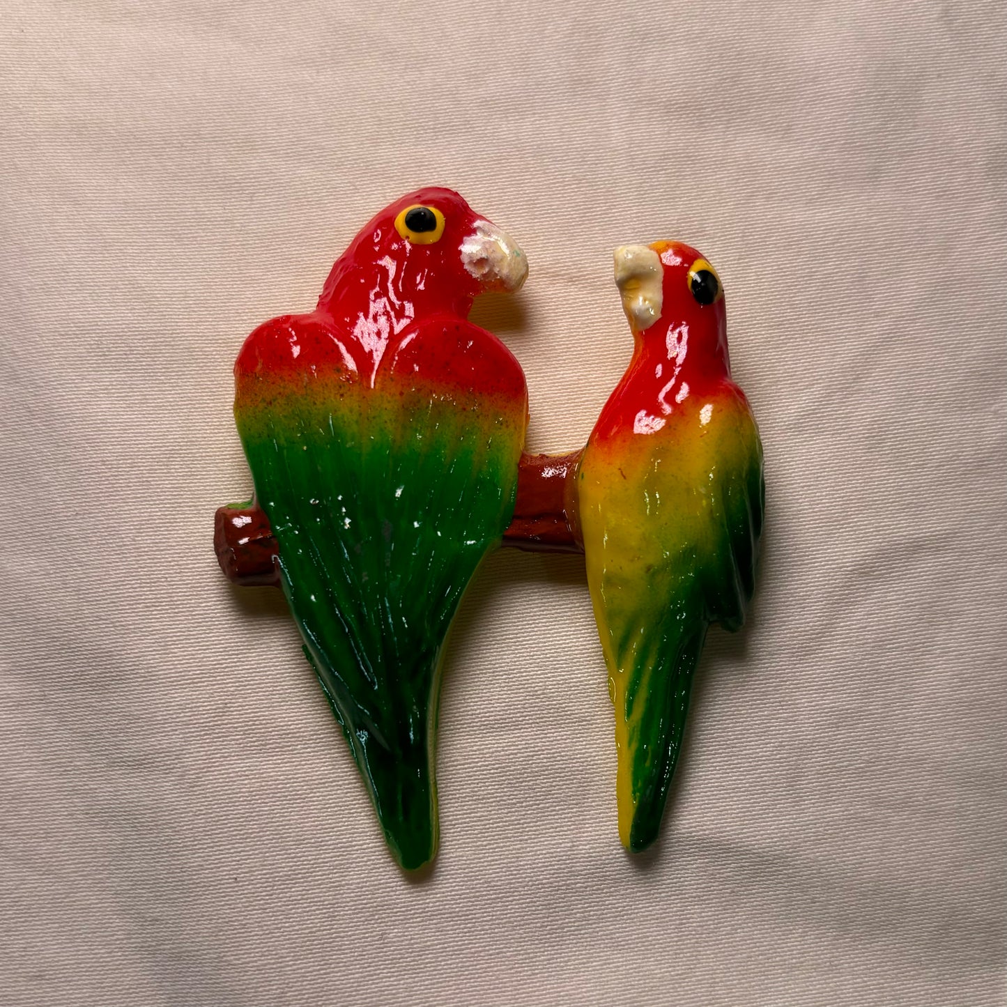 Double Parrot Magnet