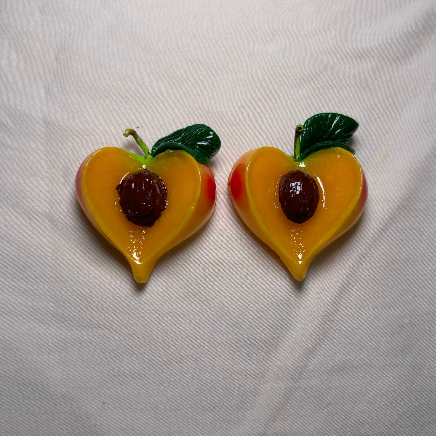 Sliced Peach Magnet