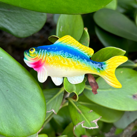 Yellow Blue Fish Magnet