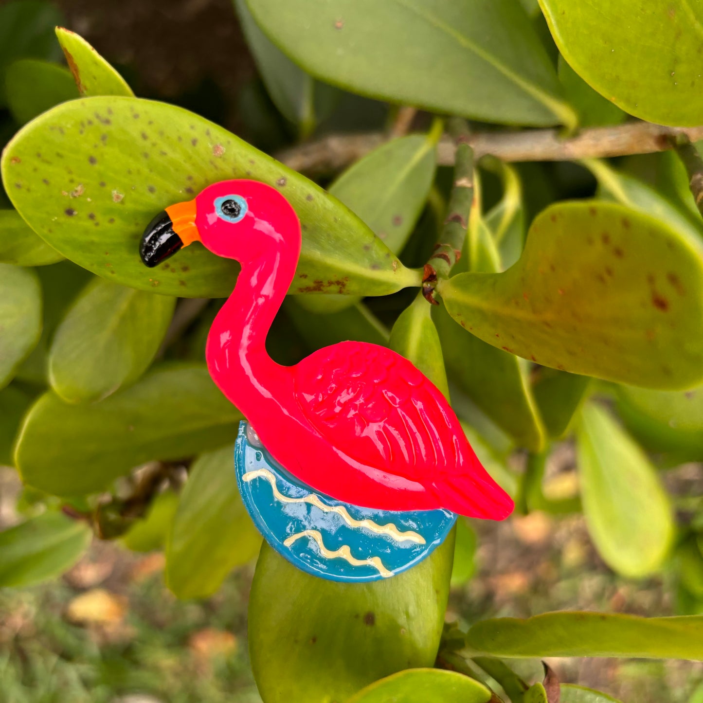 Pink Flamingo Magnet