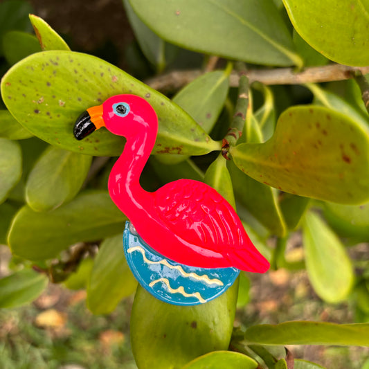 Pink Flamingo Magnet
