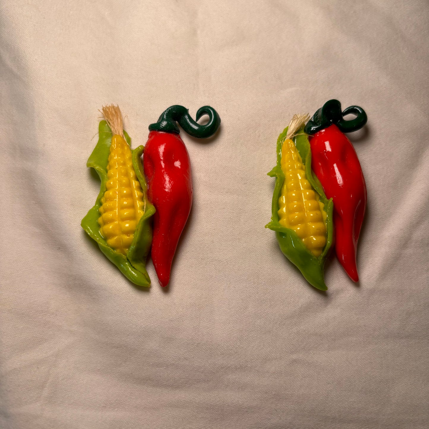 Corn and Red Chili Magnet