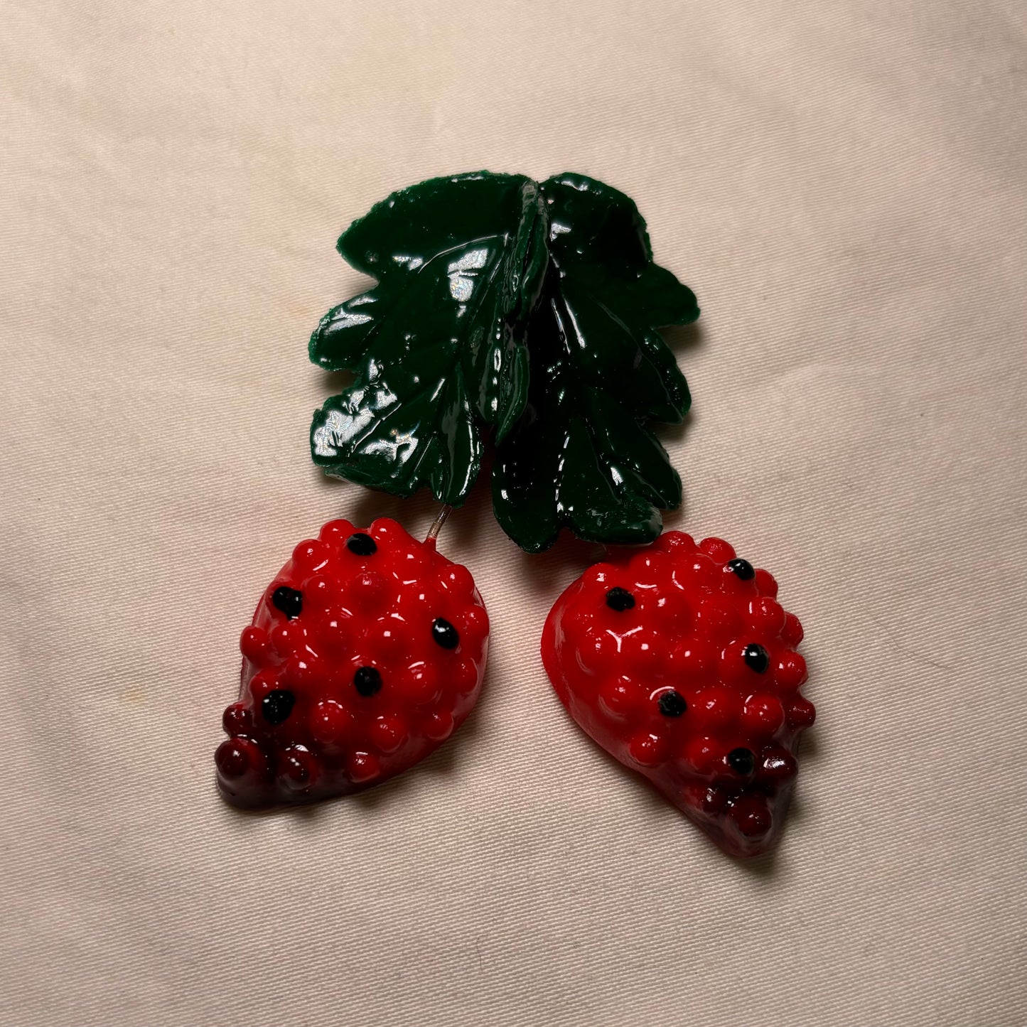 Hanging Strawberries Magnet