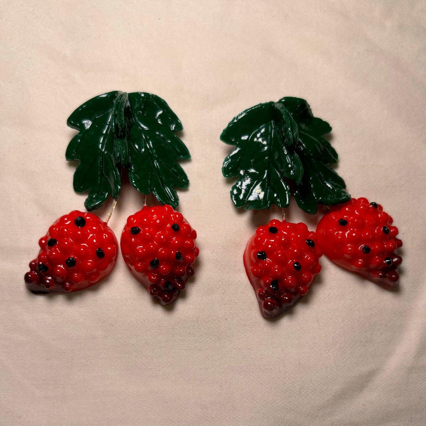 Hanging Strawberries Magnet