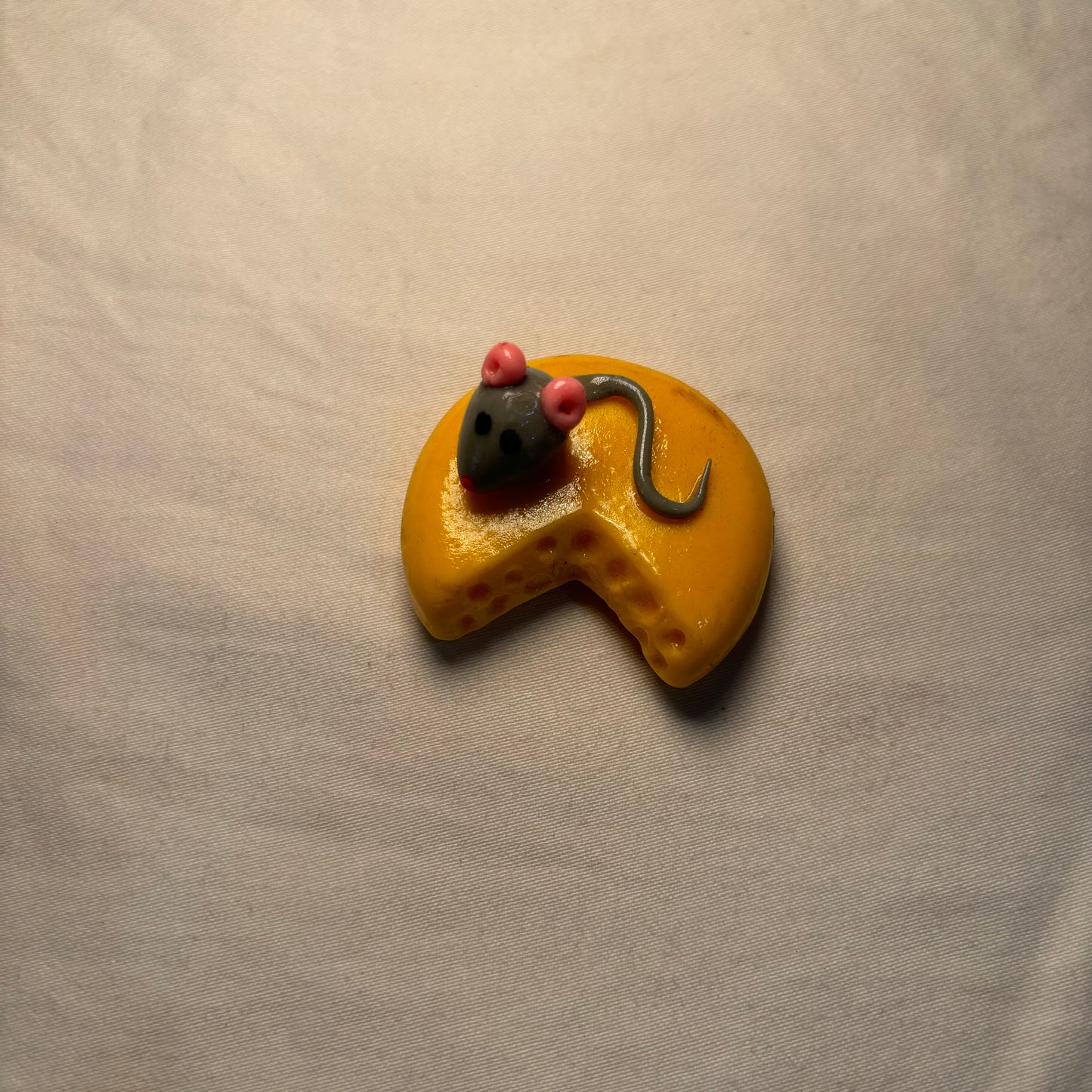 Mouse with Cheese Magnet